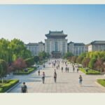 Peking University campus view