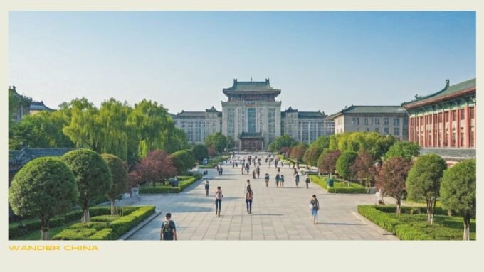 Peking University campus view