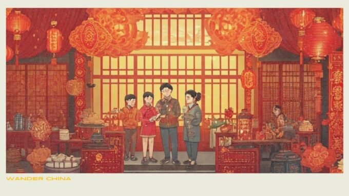 Vibrant festival scene in China