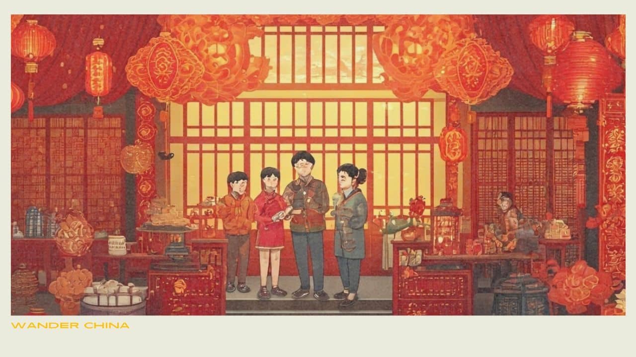 Vibrant festival scene in China