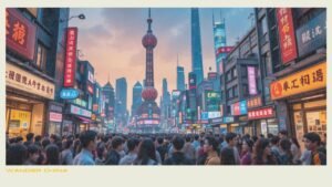 Language learners in Shanghai