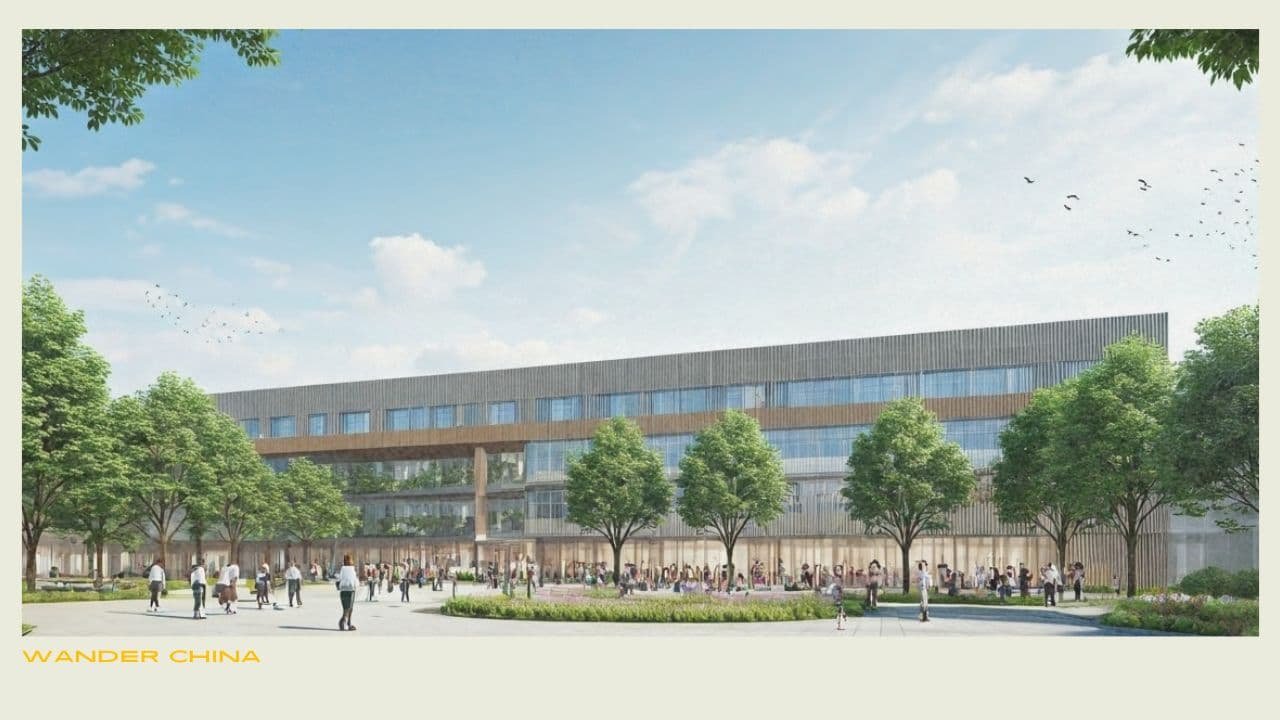 Modern international school in China