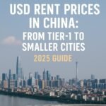 how much is rent in china in usd