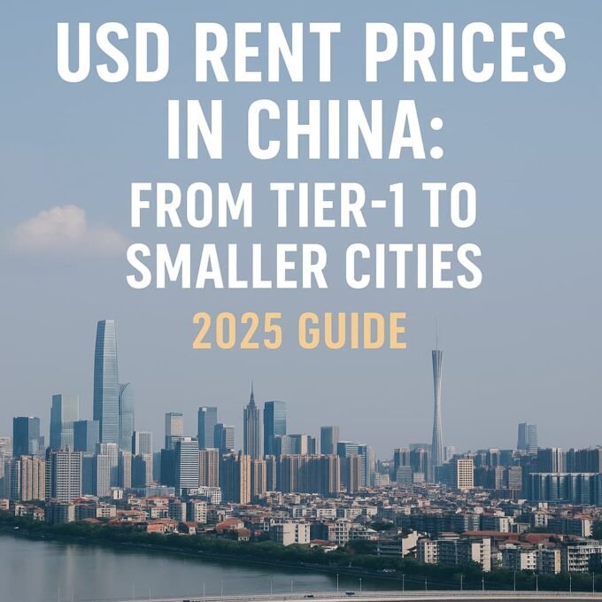 how much is rent in china in usd