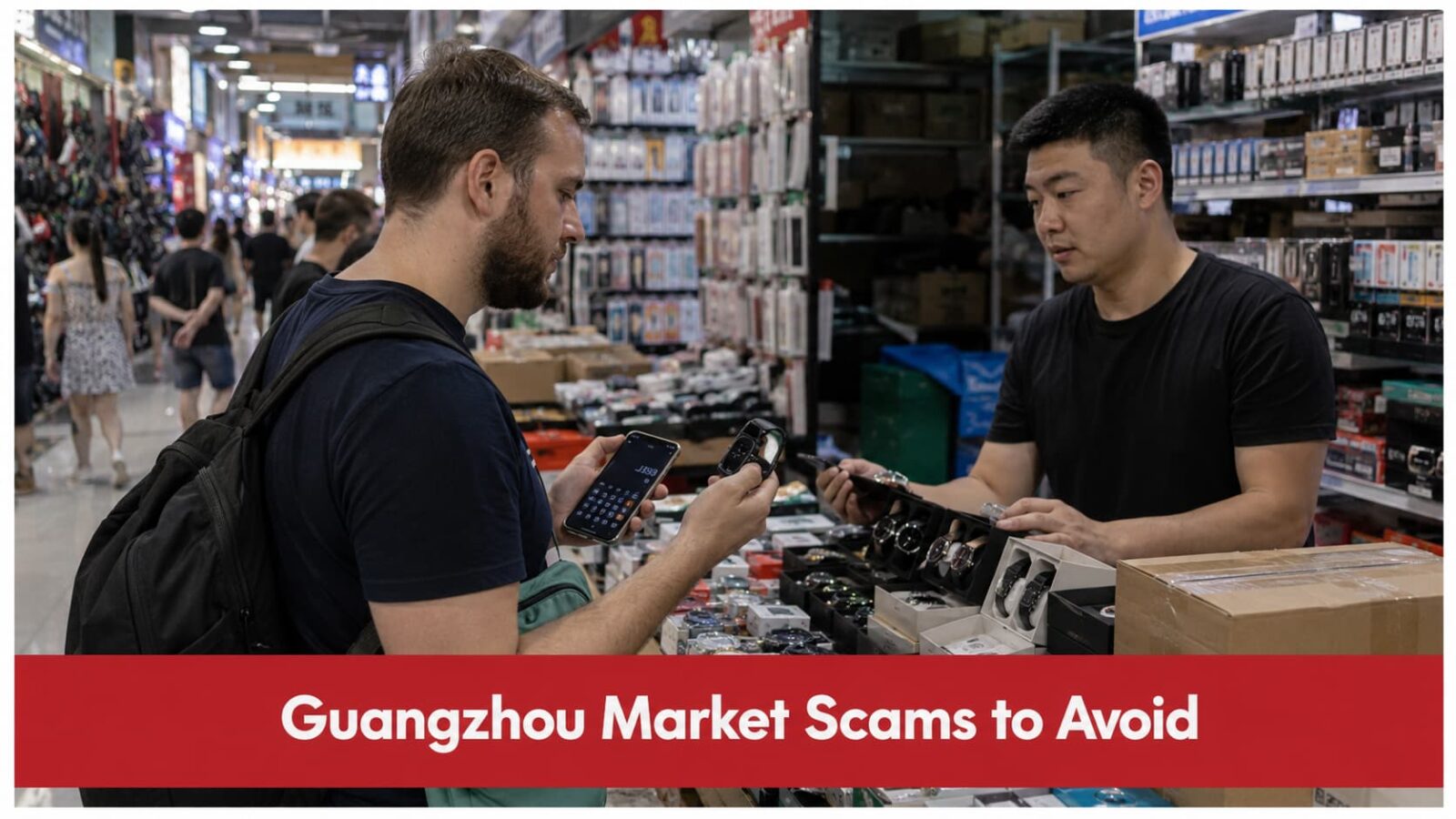 Guangzhou market scams